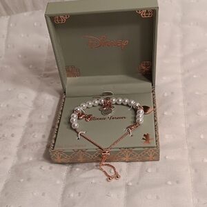 Disney Minnie Mouse Pearl Bracelet